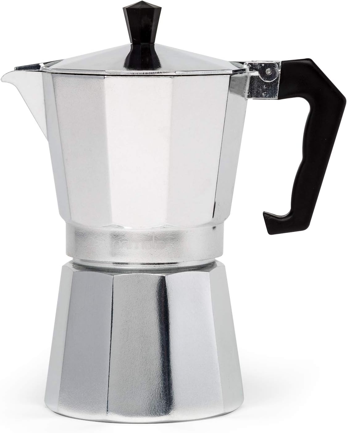 Traditional Moka Pot for Stovetop Espresso and Coffee