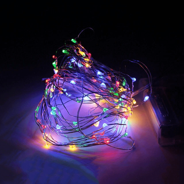 Outdoor Solar String Lights (Clear Wire)
