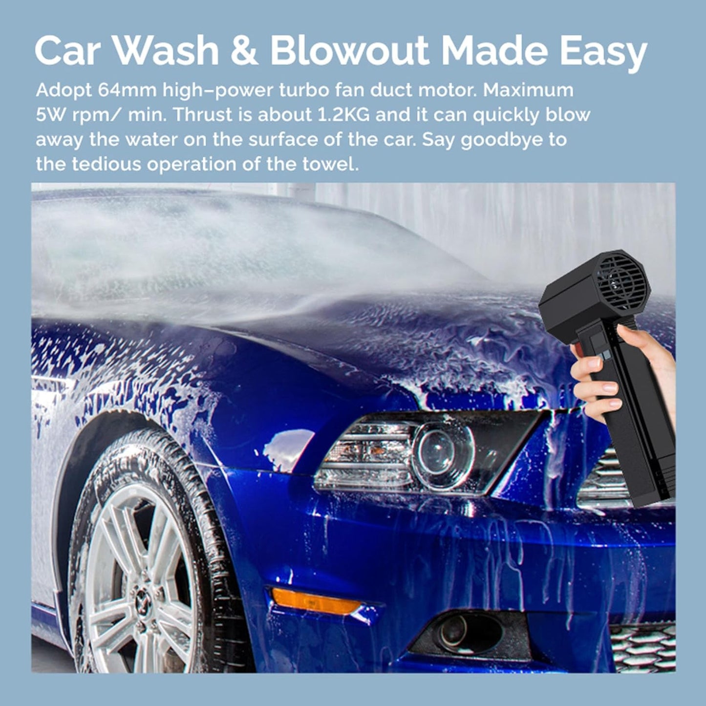 Wireless High-Powered Leaf Blower