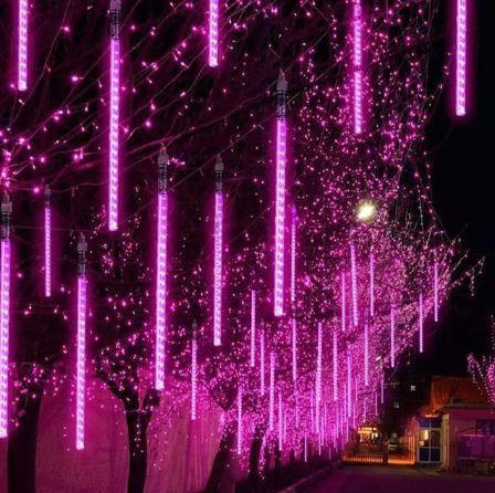 Eight-String Snow Garland Lights