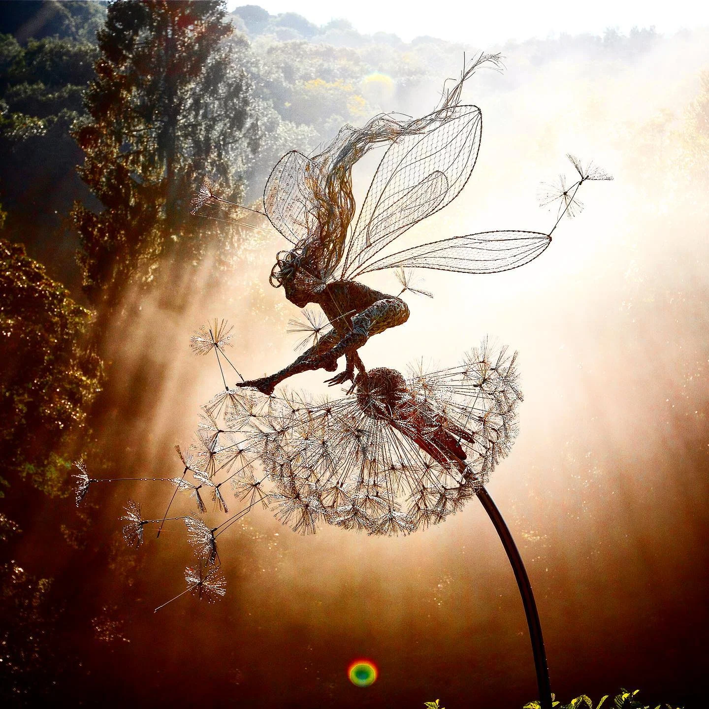 Mischievous Spirits Dance in this Magical Garden Decor