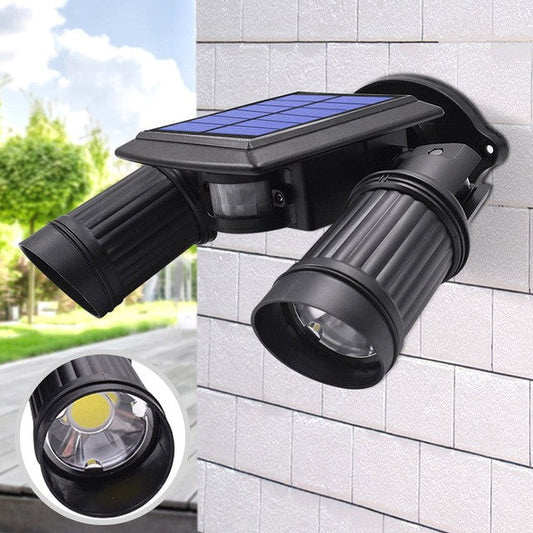 Solar-Powered Motion-Activated LED Outdoor Lights