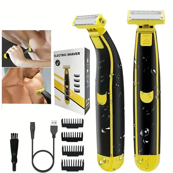 Cordless Electric Shaver and Trimmer for Men