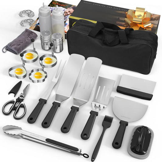 30-Piece Premium BBQ Griddle Accessory Kit