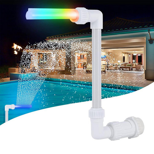 Illuminated Pool Fountain Spray