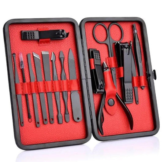 Professional 15-Piece Manicure Kit in Travel Case