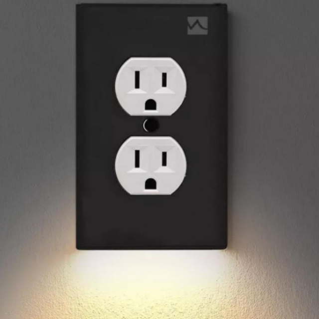 LED Night Light with Dual Outlet