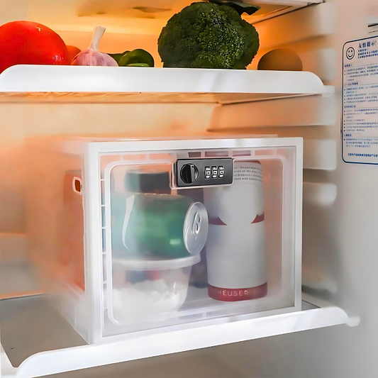 Secure, Sturdy Refrigerator Storage Bin