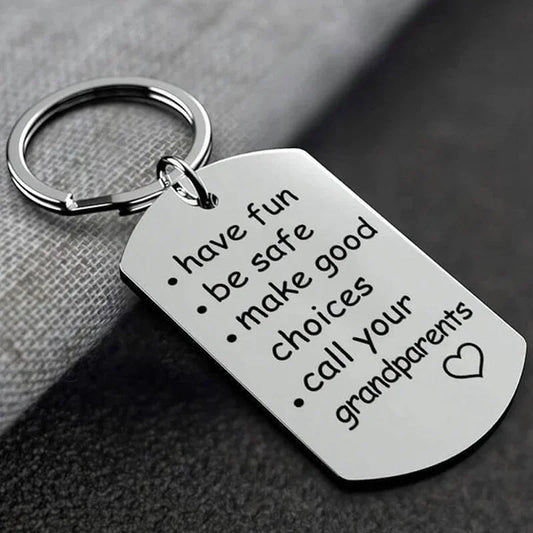 Stainless Steel Keychain Reminder Gift