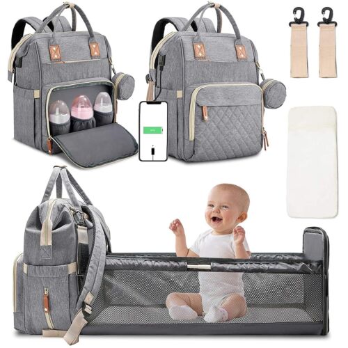 Portable Baby Cot and Changing Bag