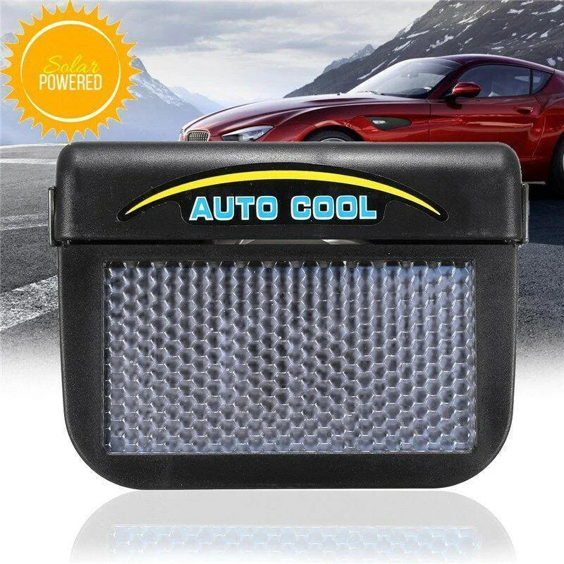 Solar-Powered Car Fan for Vent Window