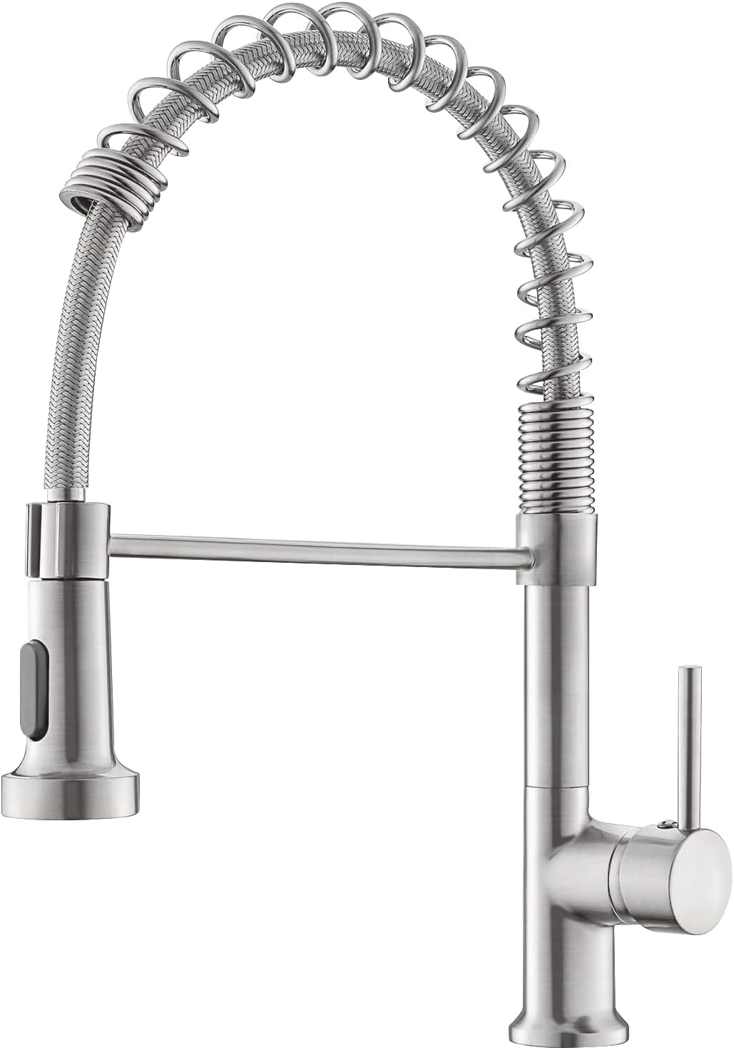 Pull-Down Kitchen Faucet with Single Hole Installation