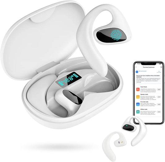 Wireless earbuds with translation