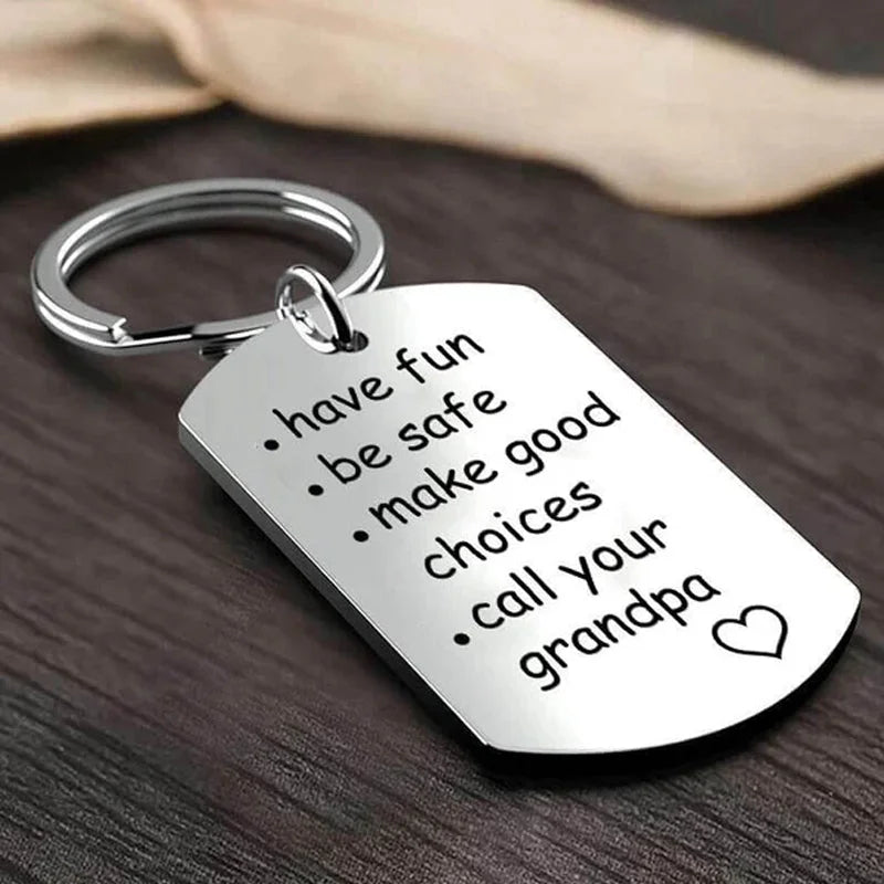 Stainless Steel Keychain Reminder Gift