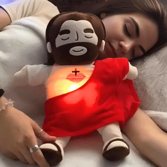 Calming Jesus Plush for Better Sleep