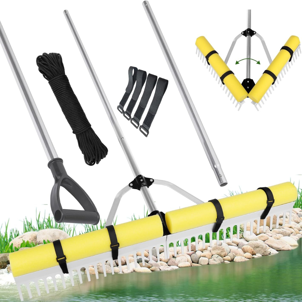 Lake Weed Rake and Float Set