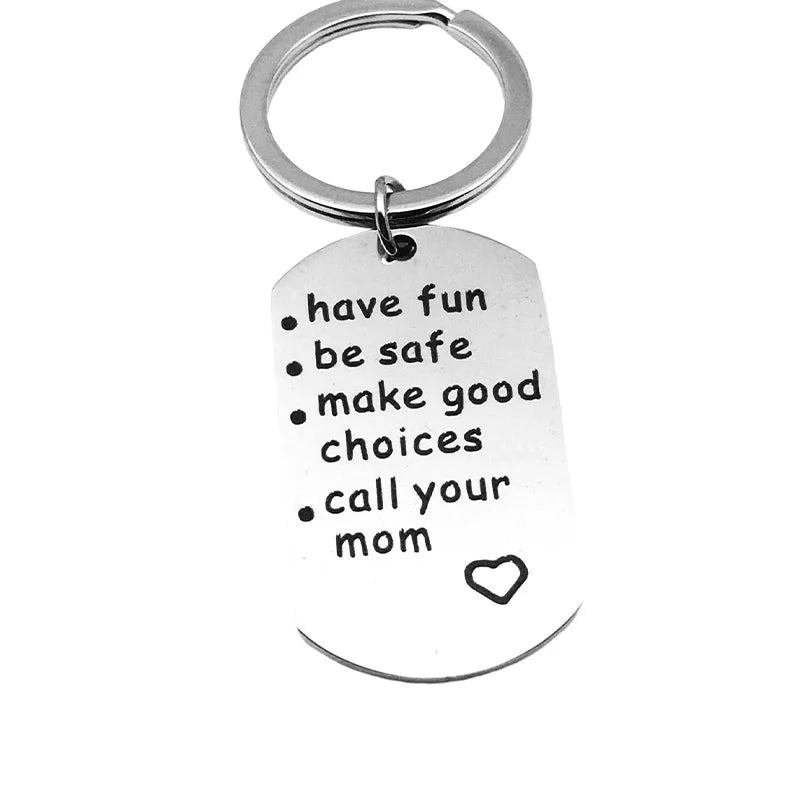 Stainless Steel Keychain Reminder Gift