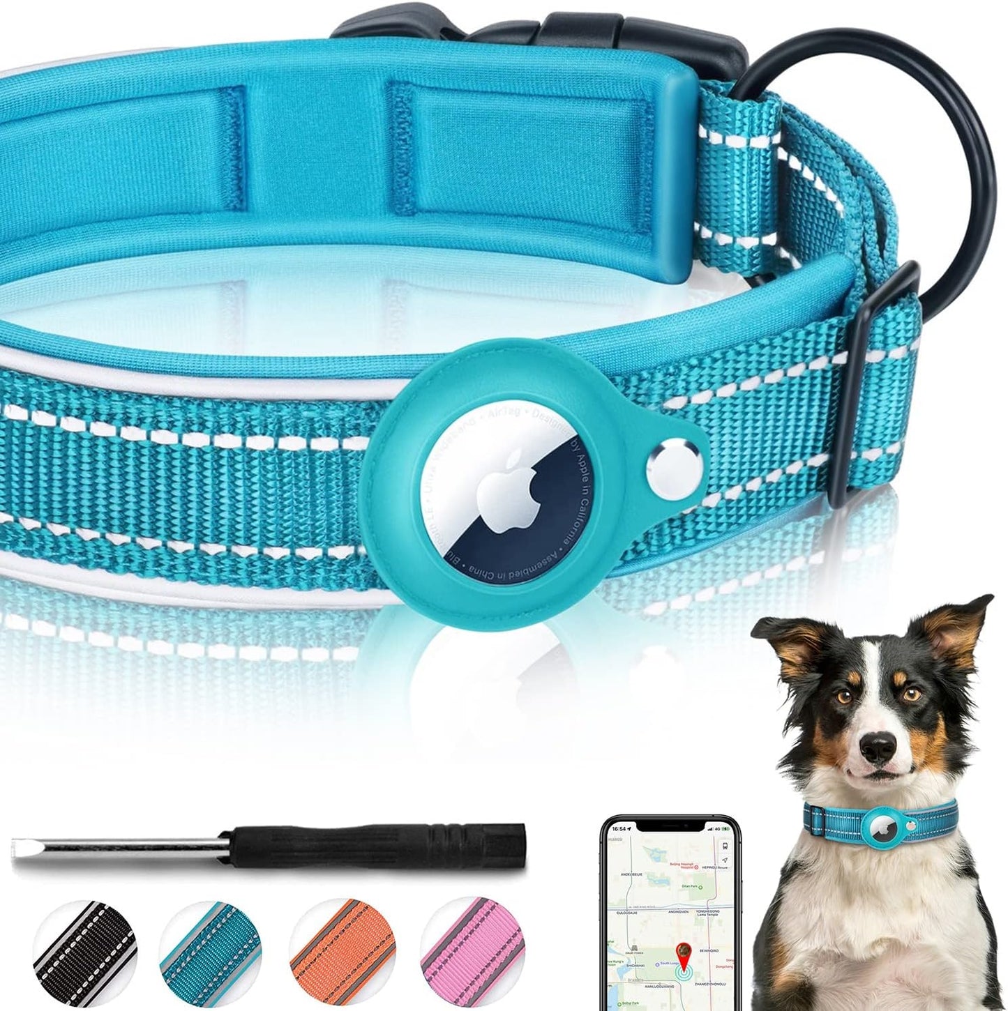 Dog Collar with AirTag