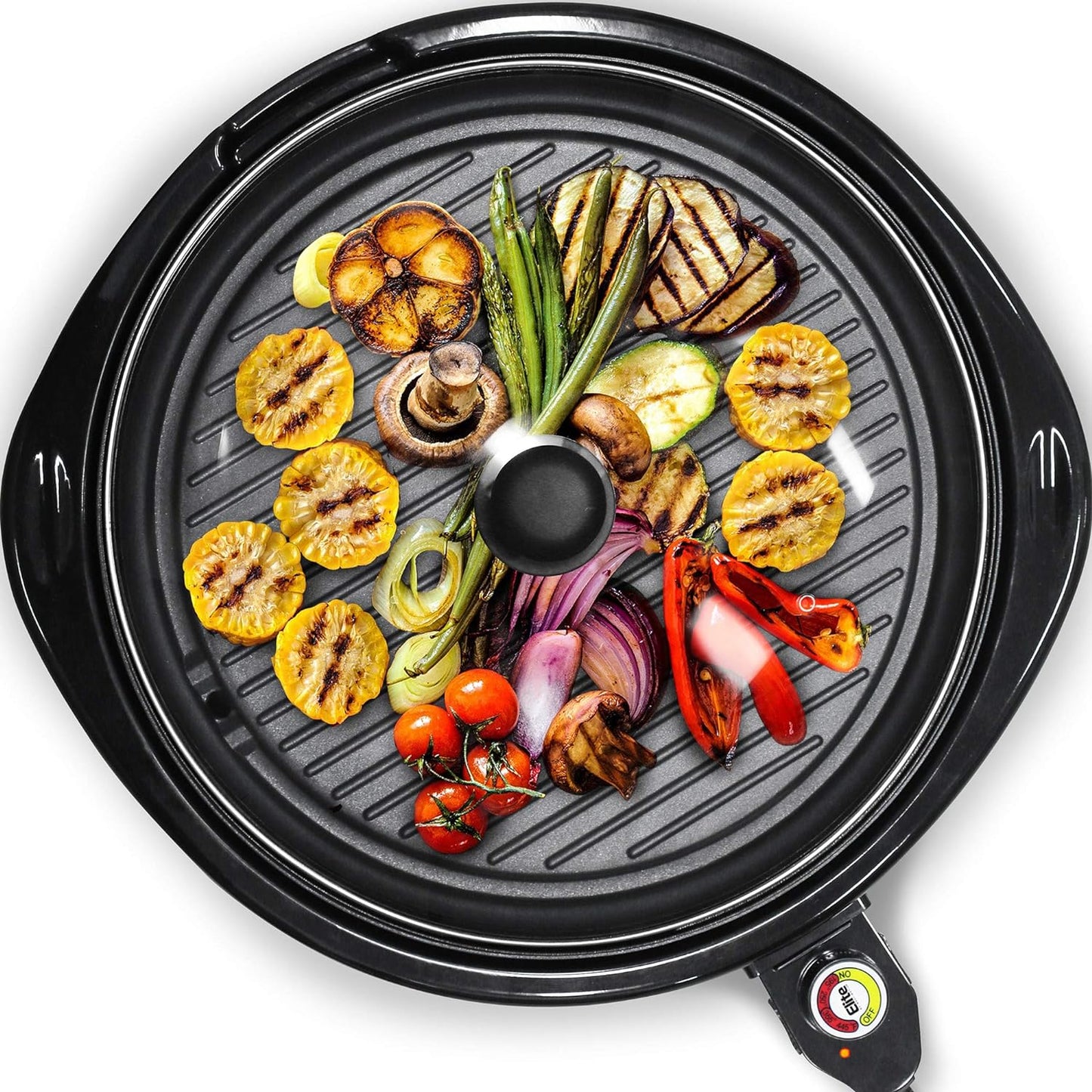 Electric Smokeless Grill with Non-Stick Surface