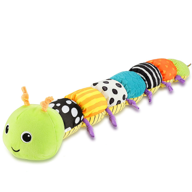 Soft Caterpillar Baby Toy with Rattle