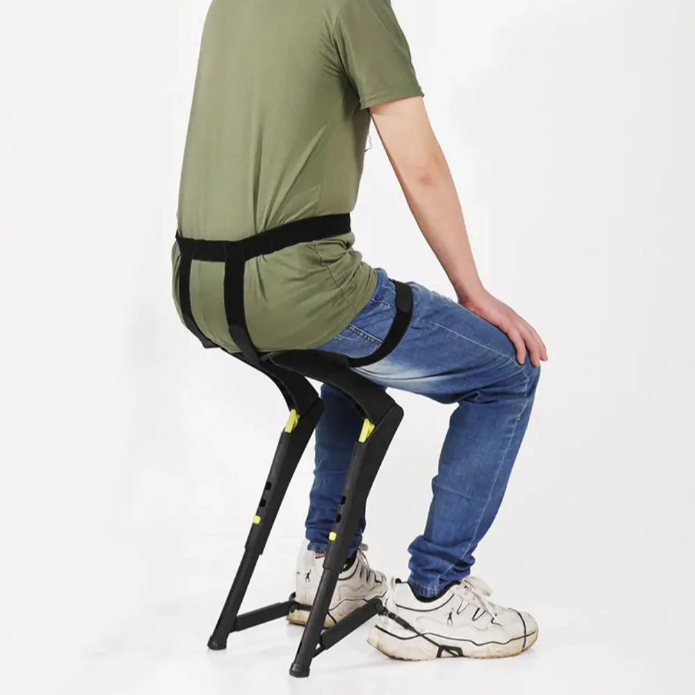 Foldable Exoskeleton Chair for Outdoor Activities