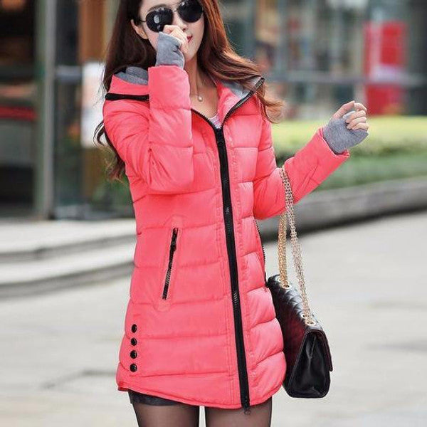 Women's Long Quilted Jacket