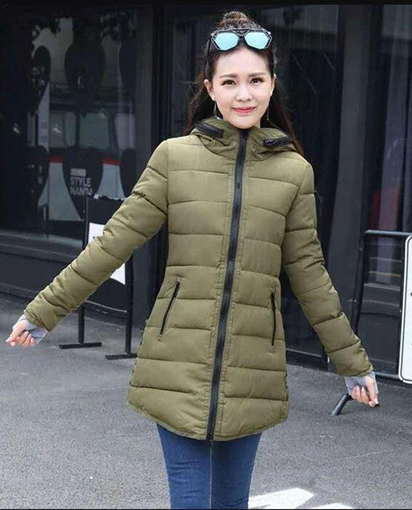 Women's Long Quilted Jacket