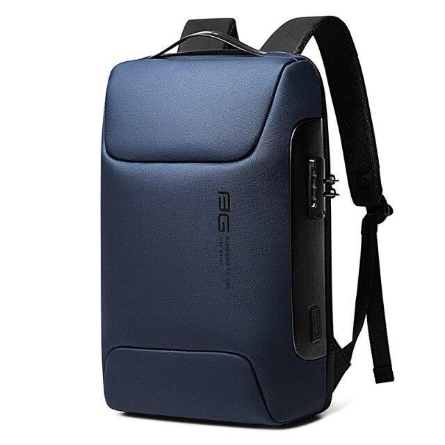 Water-resistant secure backpack