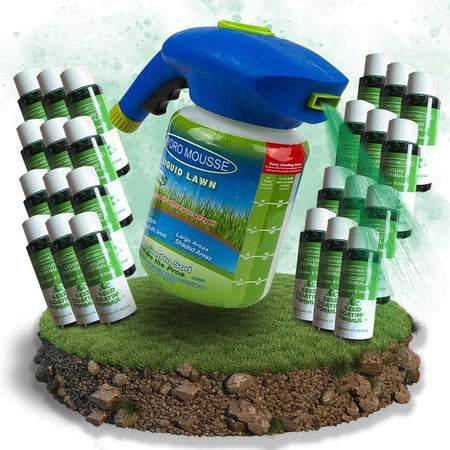 Spray-on Liquid Grass Seed