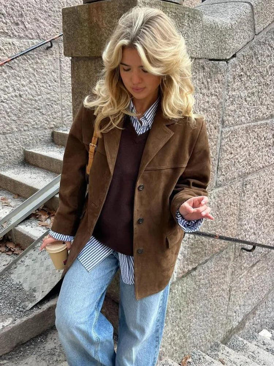 Brown Blazer