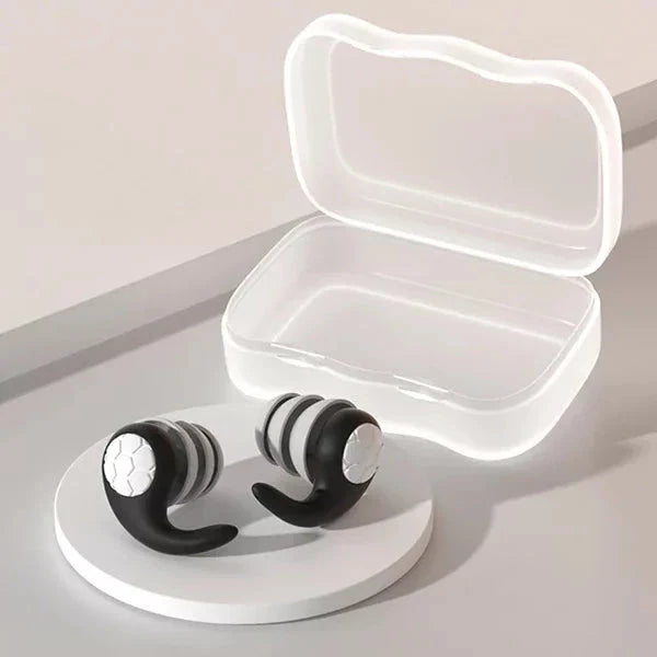 Silicone Sleep Earplugs with Noise Reduction