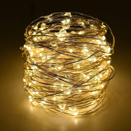 Outdoor Solar String Lights (Clear Wire)