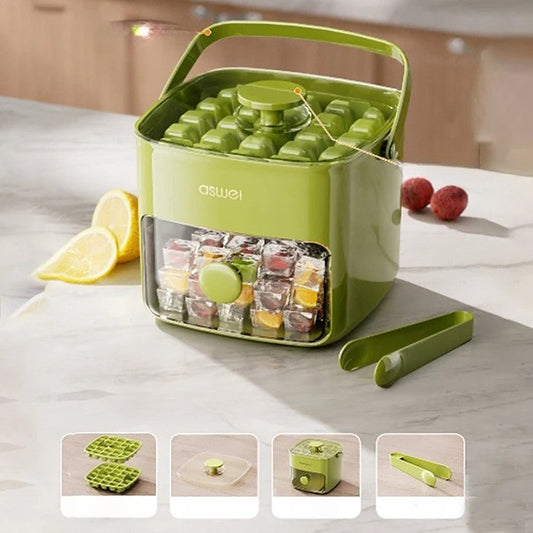 Two-Stage Push-Out Ice Cube Tray