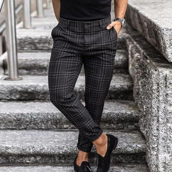 Classic Plaid Trousers