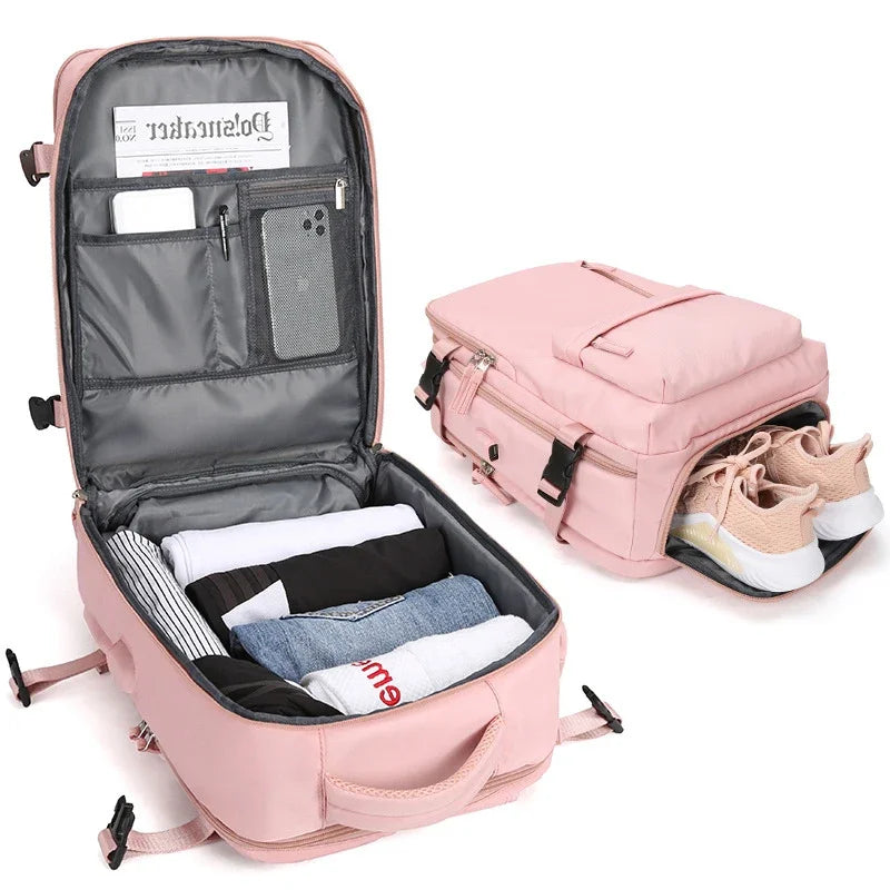 Carry-on Backpack with Shoe Storage