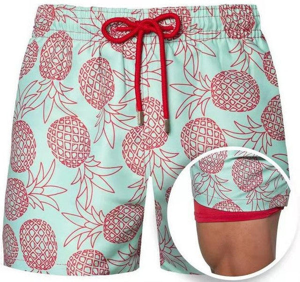 Lined swim shorts