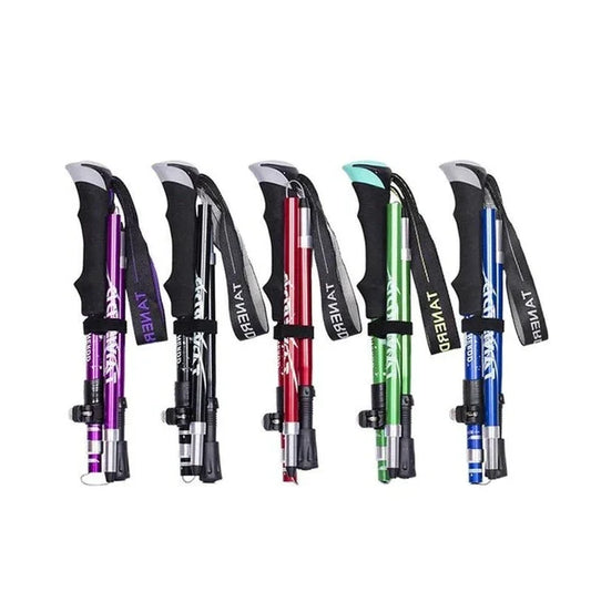 Collapsible Trekking Poles with Adjustable Length