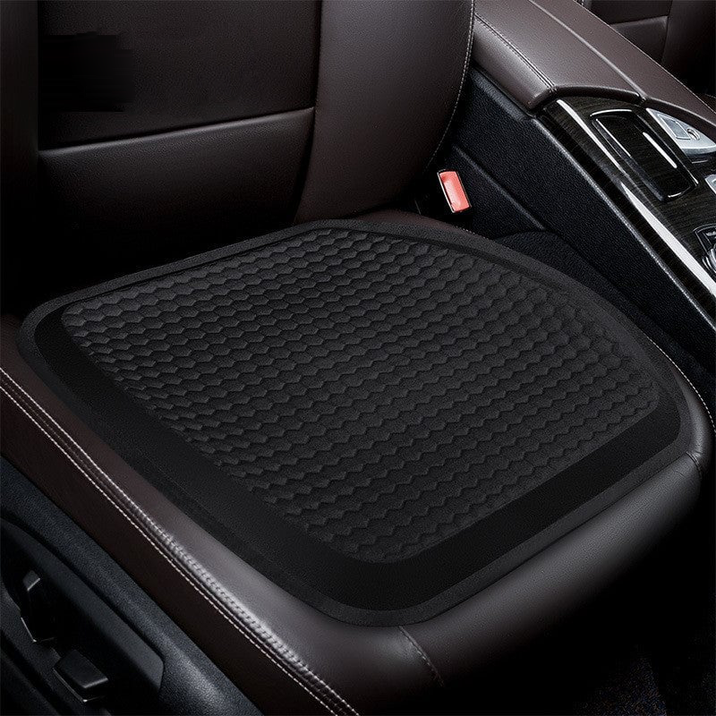 Gel-cooled car seat cushion