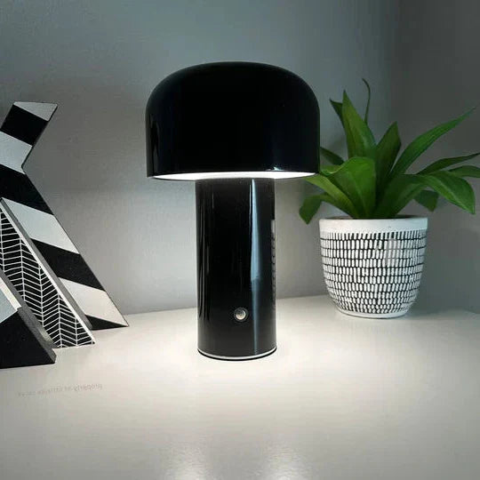 Stylish Cordless Mushroom-Shaped Lamp