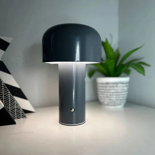 Stylish Cordless Mushroom-Shaped Lamp