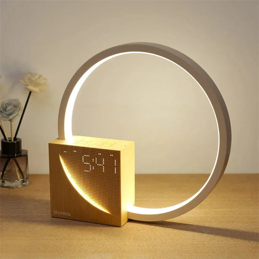 Bedside Lamp with Touch Control, Nature Sounds, and Alarm