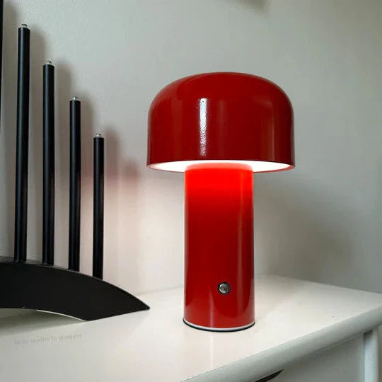 Stylish Cordless Mushroom-Shaped Lamp