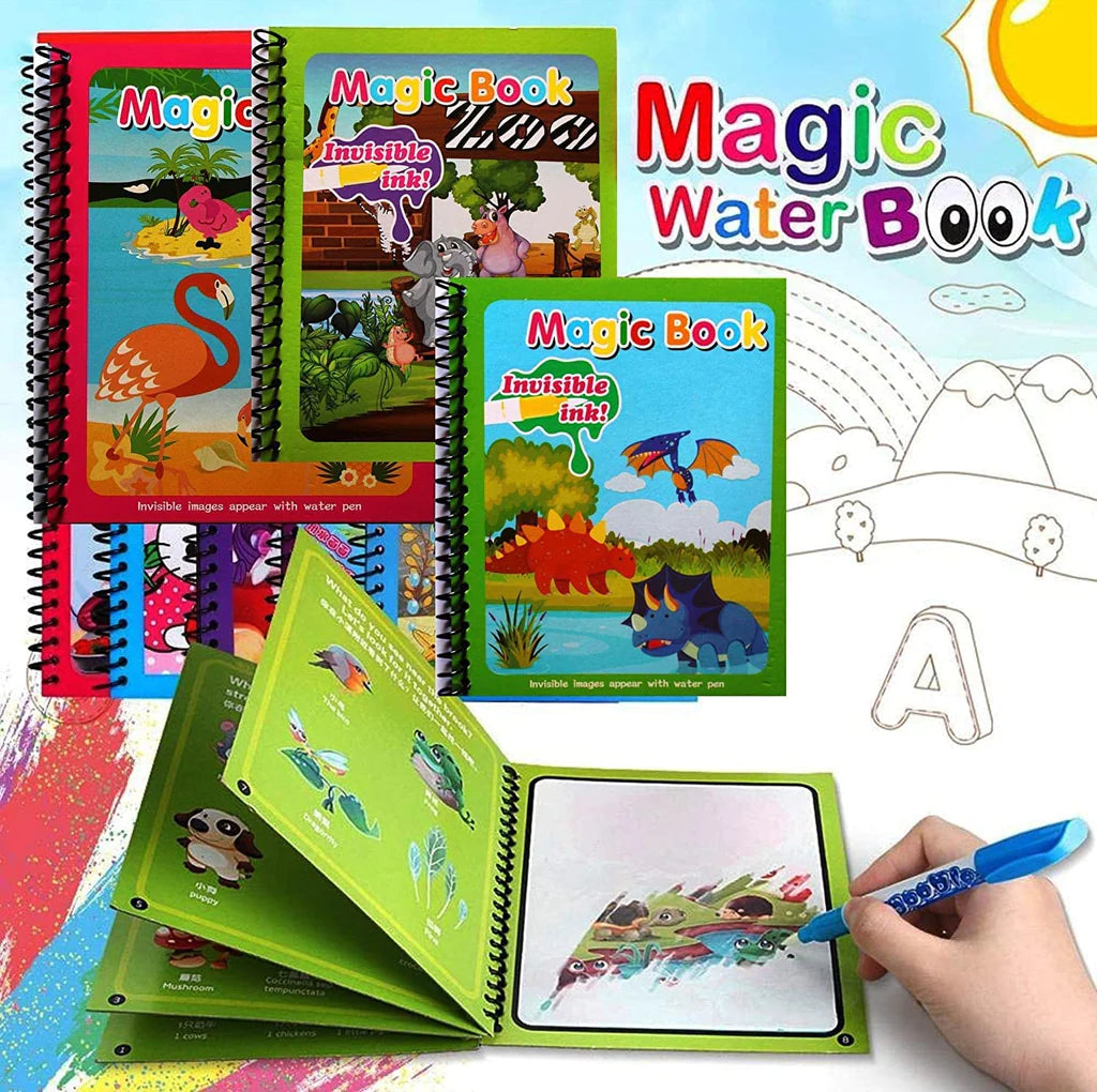 Water Reveal Coloring Book