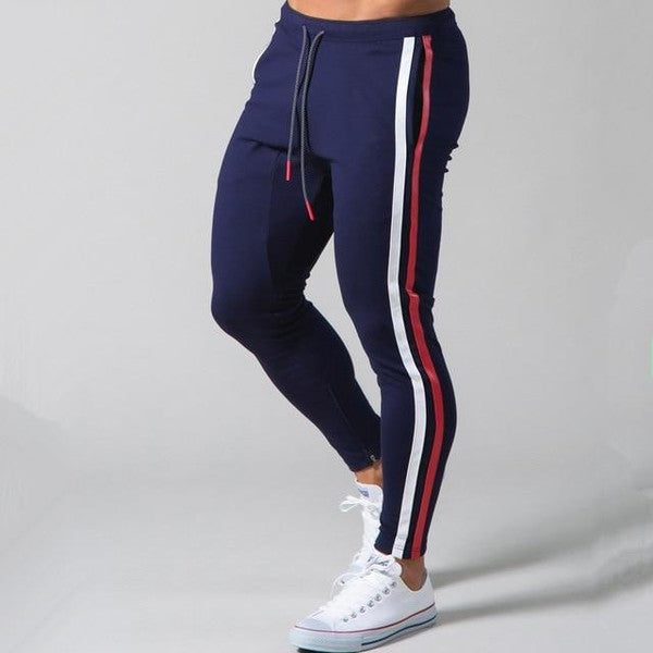 Fitted joggers with banded cuffs