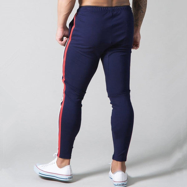 Fitted joggers with banded cuffs