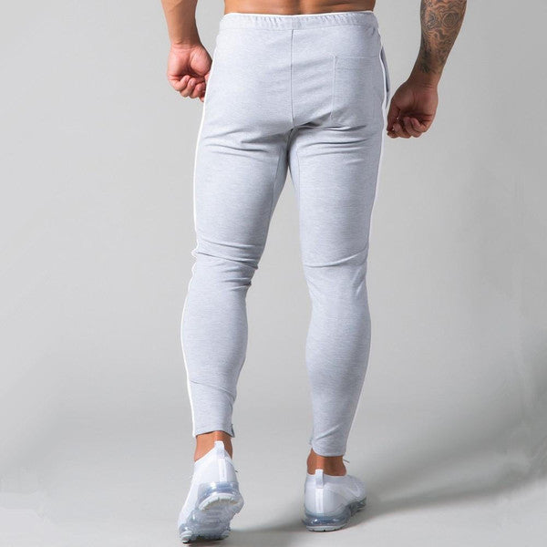 Fitted joggers with banded cuffs