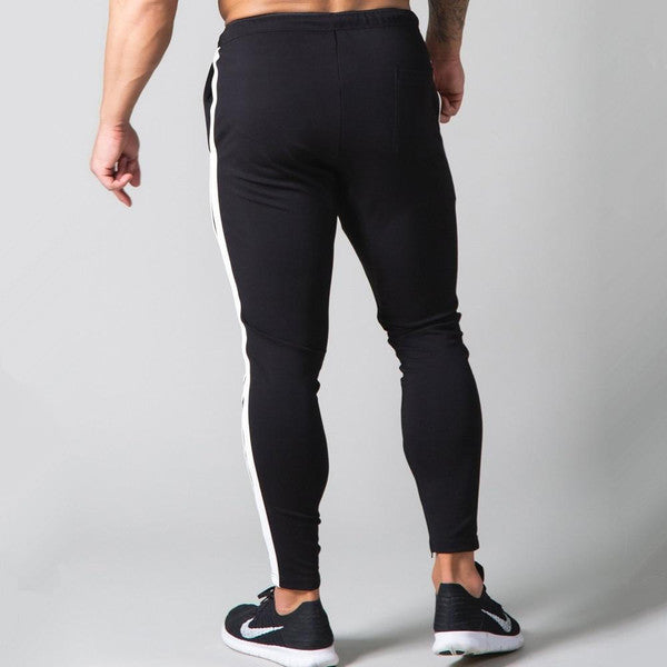 Fitted joggers with banded cuffs