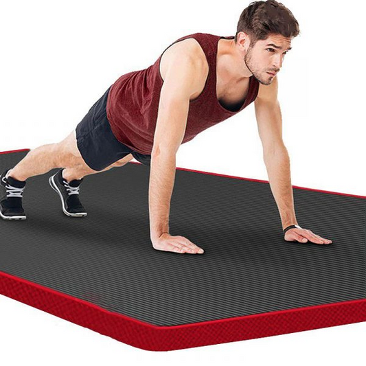 Men's Non-Slip High-Density Exercise & Yoga Mat for Home or Gym