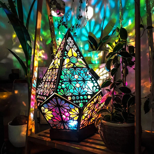 Boho-Style Colorful Projector Night Light