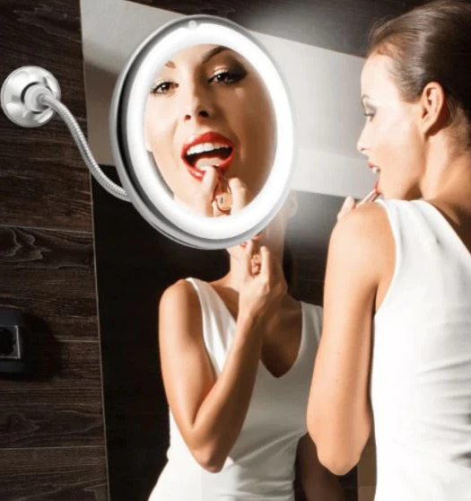 Flexible LED Magnifying Makeup Mirror (10x)